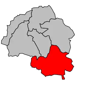 Cantonul Courpière în cadrul arondismentului