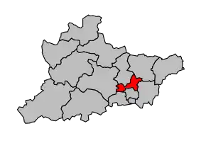 Cantonul Riom-Est în cadrul arondismentului