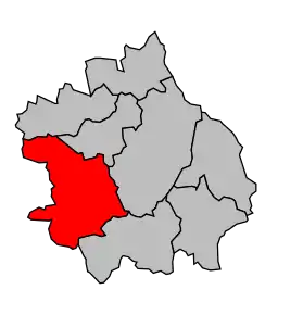 Cantonul Saint-Germain-l'Herm în cadrul arondismentului