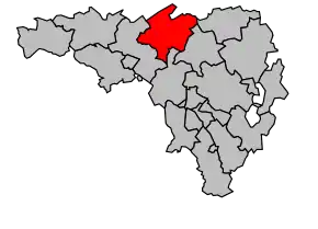 Cantonul Arzacq-Arraziguet în cadrul arondismentului