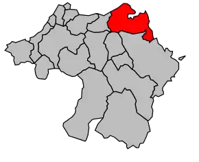 Cantonul Bidache în cadrul arondismentului