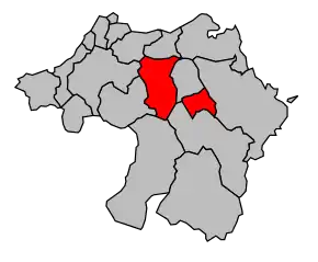 Cantonul Hasparren în cadrul arondismentului