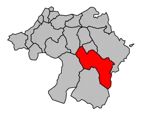 Cantonul Iholdy în cadrul arondismentului