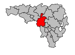 Cantonul Lescar în cadrul arondismentului