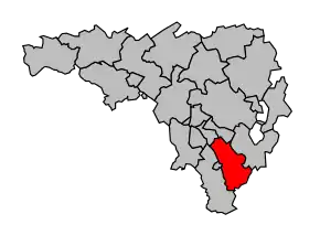 Cantonul Nay-Est în cadrul arondismentului