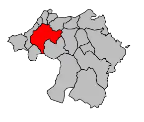 Cantonul Ustaritz în cadrul arondismentului