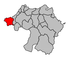 Cantonul Hendaye în cadrul arondismentului