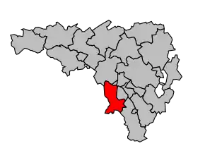 Cantonul Jurançon în cadrul arondismentului