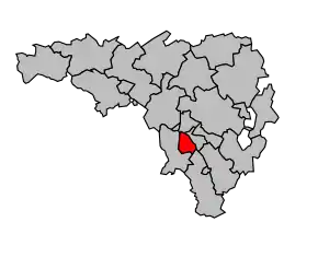 Cantonul Pau-Ouest în cadrul arondismentului