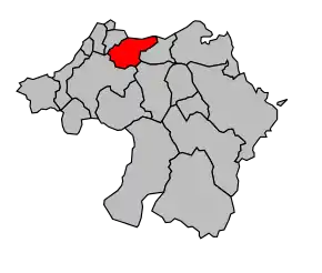 Cantonul Saint-Pierre-d'Irube în cadrul arondismentului