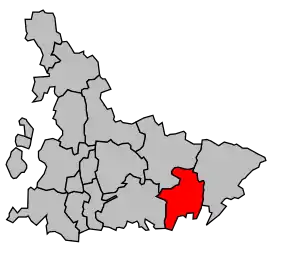 Cantonul Galan în cadrul arondismentului