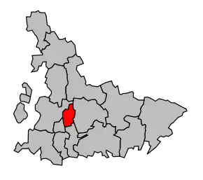 Cantonul Aureilhan în cadrul arondismentului