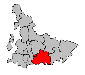 Cantonul Tournay în cadrul arondismentului
