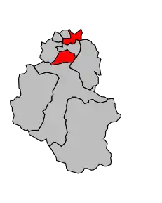 Cantonul Lourdes-Ouest în cadrul arondismentului