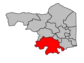 Cantonul Thuir în cadrul arondismentului