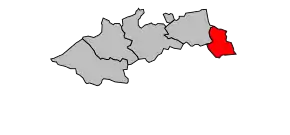 Cantonul La Côte Vermeille în cadrul arondismentului