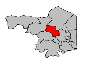 Cantonul Saint-Estève în cadrul arondismentului