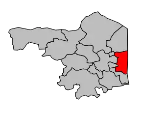 Cantonul Canet-en-Roussillon în cadrul arondismentului