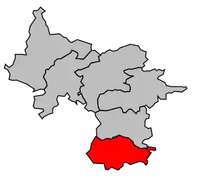 Cantonul Marmoutier în cadrul arondismentului