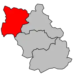 Cantonul Dannemarie în cadrul arondismentului