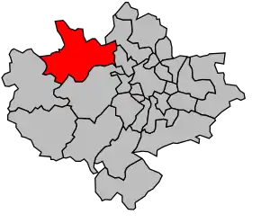 Cantonul L'Arbresle în cadrul arondismentului