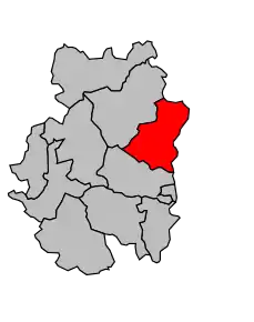 Cantonul Belleville în cadrul arondismentului