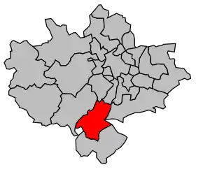 Cantonul Givors în cadrul arondismentului