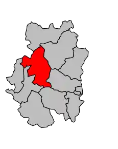 Cantonul Lamure-sur-Azergues în cadrul arondismentului