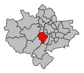 Cantonul Saint-Genis-Laval în cadrul arondismentului