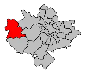 Cantonul Saint-Laurent-de-Chamousset în cadrul arondismentului