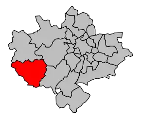 Cantonul Saint-Symphorien-sur-Coise în cadrul arondismentului