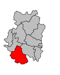 Cantonul Tarare în cadrul arondismentului