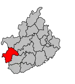 Cantonul Autrey-lès-Gray în cadrul arondismentului