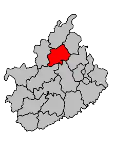 Cantonul Combeaufontaine în cadrul arondismentului