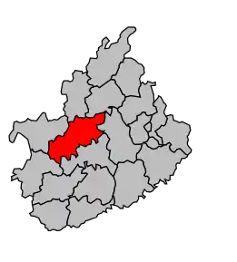 Cantonul Dampierre-sur-Salon în cadrul arondismentului