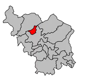 Cantonul Luxeuil-les-Bains în cadrul arondismentului