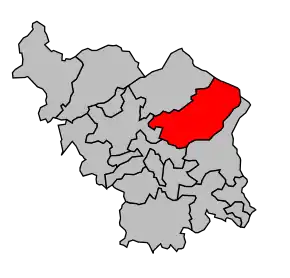 Cantonul Mélisey în cadrul arondismentului