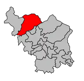 Cantonul Saint-Loup-sur-Semouse în cadrul arondismentului