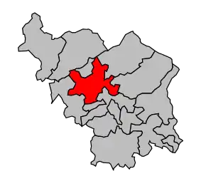 Cantonul Saint-Sauveur în cadrul arondismentului