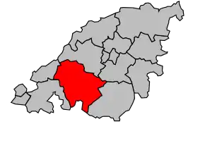 Cantonul Buxy în cadrul arondismentului