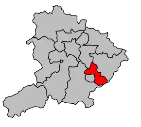 Cantonul Le Creusot-Est în cadrul arondismentului