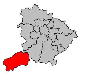 Cantonul Issy-l'Évêque în cadrul arondismentului