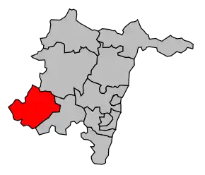 Cantonul Matour în cadrul arondismentului