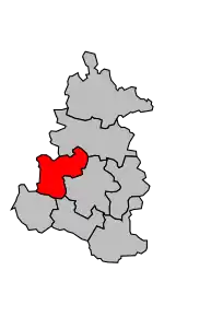 Cantonul Montret în cadrul arondismentului