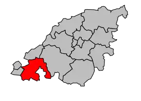 Cantonul Mont-Saint-Vincent în cadrul arondismentului