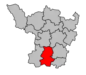 Cantonul Semur-en-Brionnais în cadrul arondismentului