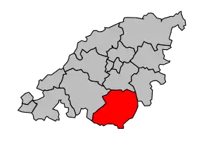 Cantonul Sennecey-le-Grand în cadrul arondismentului