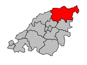 Cantonul Verdun-sur-le-Doubs în cadrul arondismentului