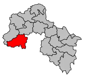 Cantonul Conlie în cadrul arondismentului