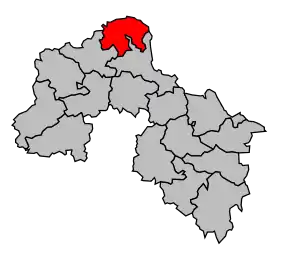 Cantonul La Fresnaye-sur-Chédouet în cadrul arondismentului